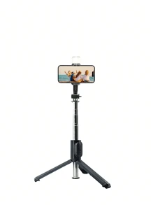 Perche à selfie sans fil de 93 cm/36,6 po de hauteur avec télécommande sans fil et éclairage de remplissage LED, convient à divers modèles de smartphones, diffusion en direct, photographie, assistant de voyage idéal compatible avec et Android pour les vacances d'été, les voyages, l'éclairage de remplissage, les activités de plein air, le trépied de diffusion en direct