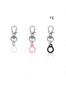 3pcs/6pcs Multi-Color Pen Holders With Badge Reel Clips - Silicone & Zinc Alloy, Secure Pocket Clip For Highlighters And Writing Instruments (Pens Not Included) - Multicolor - View 10