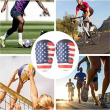 1 Pair Mini Thick Football Shin Guards, New Adult Model Insert Plate Soccer Shinguards, Mini Football Shin Protection, Suitable For All Seasons - Multicolor - View 8