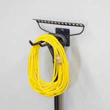 Storeyourboard Tool Organizer Hook, 2 Pack Wall Mount Garage Storage, Tool Storage For Shovels Rakes Brooms Hoses And More, Rubber-Coated Steel Holds 50 Lbs Each, 12 "X 4" X 4.5 "No Need To Be Connected To Electricity