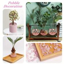 Crystal Jewelry, Pink Crystal Crafts, Suitable For Use As Flowerpot Stones, Succulent Filling Stones, Fish Tank Bedding Stones, Garden Decorations, Holiday Gifts, Home Decorations, Are Romantic Gifts For Girlfriends