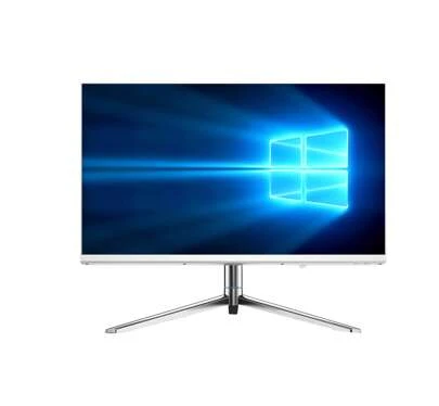 AOC Computadora todo en uno E99 de 23.8 pulgadas para uso comercial y de oficina en el hogar, con procesador Intel I7-13650HX (4.9GHz), 16GB DDR4, 512GB SSD, WiFi 5, soporte ajustable en altura, combo de teclado con cable, batería UPS extraíble, webcam de 300W y sistema operativo Windows 11 Pro