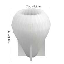 梨形蜡烛模具，硅胶蜡烛模具梨形 3D 香薰树脂铸造肥皂制作模具 DIY 装饰