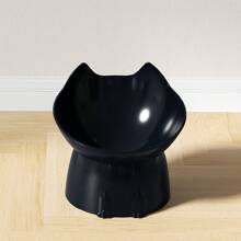 New Pet Cat High Foot Bowls, Protect Neck Vertebra, Spill-Proof Plastic Slanted Cat/Dog Food Feeder Dishes