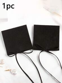 1/10/50pcs Super Fine Fiber Jewelry Pouches, Jewelry Packaging Bags, Jewelry Gift Bags, Wedding Birthday Party Candy Bags, Earrings Bracelet Necklace Compact Storage Bags, Party Holiday Gift Wrapping Bags - Microfiber Full Cover - View 50