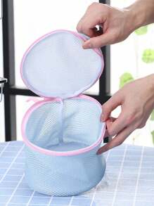 1pc Bra Lingerie Washing Bag, Laundry Protection Bag For Washing Machine, Prevent Deformation Of Bras And Socks