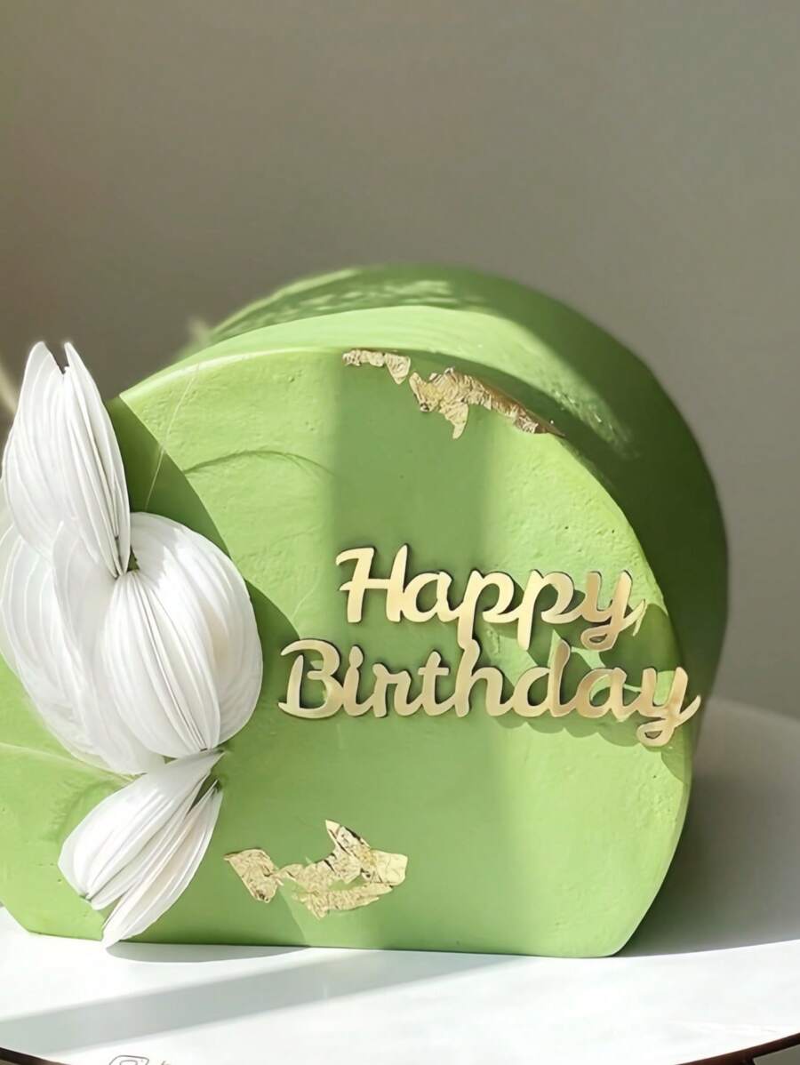 1件/3件/5件/10件「Happy Birthday」PMMA蛋糕插牌,現代字母圖案蛋糕頂部裝飾,適用於生日派對、屋簷與字母「Happy Birthday」蛋糕禮品塔,用於生日派對裝飾、蛋糕裝飾、蛋糕插牌、烘焙用品、廚房家具、烘焙裝飾、烘焙用品、蛋糕用品、節日禮物、節日禮物、裝飾品 - Style D - 查看 1