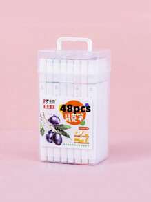 48-Color 1 Set Colored Markers, Various Sizes Of Multi-Purpose Watercolor Painting Markers, Dual-Tip Markers & Pens For Sketching, Painting, Calligraphy, Great Gift For Students, Friends, Family Back To School