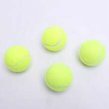 4 Stücke, Tennis, Anfänger Trainingsball, hohe Elastizität und Verschleißfestigkeit, Massageball für Haustiere