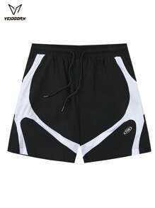 veidoorn 1 pieza Pantalones cortos deportivos para hombre VEDO, pantalones cortos para baloncesto, entrenamiento y carrera, de tela de malla ligera, pantalones cortos de verano [V251120]