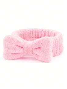 Conjunto de 16 peças de faixas de cabelo com laço em fleece coral para lavar o rosto, faixa de cabelo fofa, pulseira e presilha de cabelo de pelúcia com flor para acessórios femininos, decoração de casa e banheiro, decoração de outono, volta às aulas e penteados. - Multicolorido - Ver 14