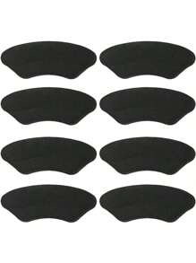 2 件加厚耐用的足跟垫 - 舒适的泡沫插入物，防止滑倒、水泡和足跟疼痛，适合全天穿着，黑色和米色泡沫垫，男女皆宜，增强鞋子的舒适度 | 足跟垫 | 高品质泡沫