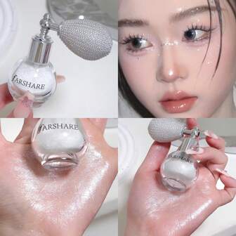 闪光高光喷雾闪光身体闪光高光剂锁骨头发衣服闪亮粉末