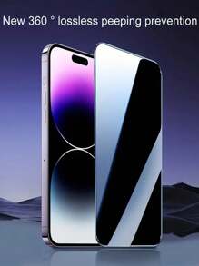 3 pièces Protecteurs d'écran de confidentialité pour 16e, verre trempé de protection anti-espion pour 16 Pro Max 16 Plus 15 14 13 12 11 8 7 6 HD