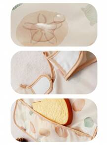 1 件装防水围兜，婴幼儿喂食围兜，大口袋进食罩衣 6-36 个月 - 彩色 - 查看 6