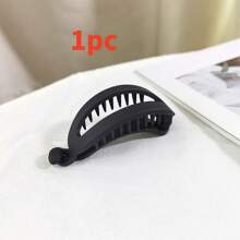 1 件/5 件长发马尾扣发卷空心扭发夹，简约时尚女士发饰，适合秋季装饰、工作和淋浴返校