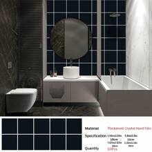 10 nuevas pegatinas de azulejos con estampado de mármol negro, patrones combinados, papel tapiz para decoración del hogar, pegatinas de pared de papel tapiz, pegatinas de pared DIY de empalme creativo, pegatinas de pared autoadhesivas, resistentes a la suciedad y a los rayos UV, para cocina, baño, sala de estar, paredes de la habitación, paredes del fondo de TV, embellecimiento de espacios y cafeterías