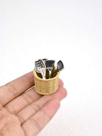 A Four-Piece Miniature Kitchenware Set, Dollhouse, Dollhouse Accessories, Dollhouse Toys, Dollhouse Decorations, Miniature Food Toys, Shooting Props, Micro Landscape Decorations Miniatures Decorations, Small Gifts, Gifts, Home Decorations