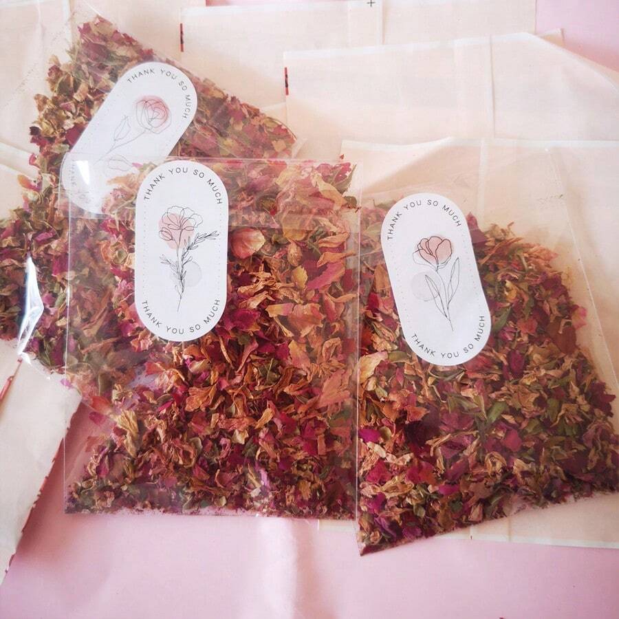 5 unidades/pacote de pétalas de rosas naturais secas, adequadas para decoração de interiores, sabonetes faça você mesmo, velas, fragrância, aroma fresco