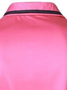 Men Clothes Summer Short Sleeve Spell Color Business Casual Polo Shirt Men Lapel Tops Polo Shirt,Sports&Outdoor-Tennis&Golf