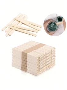 50/100/200 Pcs Resin Tool Epoxy Stirring Stick Popsicle Ice Cream Stick Handmade DIY Resin Mold Wood Ice Pop Sticks Making Tools - Stir Stick - View 2