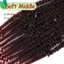 Passion Twist Hair 10 Inch Water Wave Crochet Hair Black Passion Twist Crochet Hair For Women Crochet Braids Hair Extensions