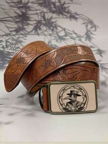 1pc Custom Vintage Cowboy Style Belt Accessory For Women And Men, Comfortable, And Easy To Use - PD - View 8