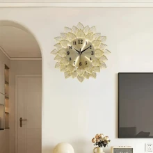 1pc Modern Silent Metal Wall Clock (33CM/13 Inch) - AA Battery Powered Decorative Clock, Stylish Design, Suitable For Living Room/Dining Room/Bedroom/Study Wall Mounted Decorative Clock, Ideal For Home Decoration Gifts Birthday Graduation Room Decor Clock Wall Bedroom Decor Dormitory Decor Back To School School Decor School Surprise School Supplies - Multicolor - View 7