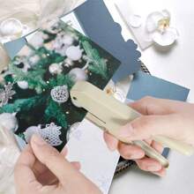 Creative Mushroom Hole Shape Punch For H Planner Disc Ring DIY Paper Cutter T-Type Puncher Manual Single Hole Punch Hand Tool - C - View 5