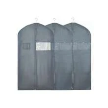 1pc Garment Bag With Transparent Window, Suitable For Hanging In Bedroom, Closet Or Home Storage Cabinet - Includes Suit Jacket, Dress And Coat Bags With Windows