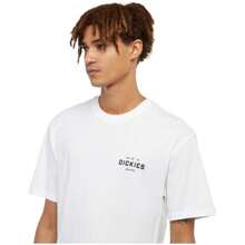 Dickies Koszulka Z Krótkim Rękawem Emblem dla Mężczyzna w kolorze Biały ✅ Dostawa w ciągu 3-5 dni