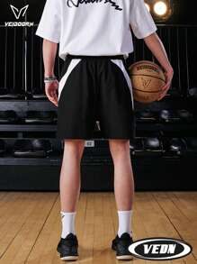 veidoorn 1 pieza Pantalones cortos deportivos para hombre VEDO, pantalones cortos para baloncesto, entrenamiento y carrera, de tela de malla ligera, pantalones cortos de verano [V251120]