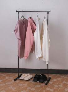 1 pièce Cintre à vêtements sur pied, séchoir intérieur portable pour balcon, présentoir à vêtements simple pour la maison, le dortoir
