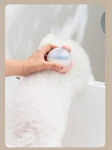 1pc Multi-Functional Shower Brush, Soft Skin-Friendly Cleansing Brush, Liquid-Addable Head Cleaning & Massage Shampoo Brush, Perfect Body Cleaning Care Tool