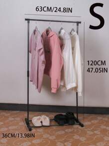 1 pièce Cintre à vêtements sur pied, séchoir intérieur portable pour balcon, présentoir à vêtements simple pour la maison, le dortoir
