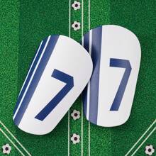 1 Pair Mini Football Shin Guards, Thick Mini Football Shin Pads, Suitable For All Seasons - Multicolor - View 12