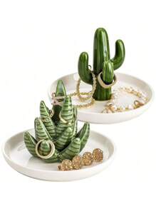 Elephant Trinket Dish For Rings Earrings Organizer - Elephant Decor For Women & Girls & Friends Birthday, Best Wedding Jewelry Storage, Mother's Day Gifts Back To School