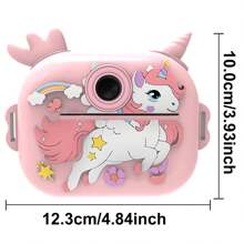 儿童相机，可即时打印儿童相机，可打印照片，适合 3-12 岁儿童作为玩具相机，以及数码相机作为生日和圣诞节礼物，适合 3 4 5 6 7 8 9 10 11 12 岁男孩和女孩，返校 - X5D - 查看 2