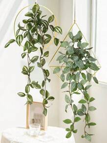 1/2/4pcs Artificial Plants, Hitchhike,Four Choices,A,Red Zebrina,Inchplant,B,Green Zebrina,C,Peperomia,D,Fittonia Inchplant Green Decorations Without Pots For Year Round Decorations, School Dormitory, Office Decorations, Parties, Birthdays, Home Decorations, Decorations For Hotels, Restaurants, Living Rooms, Bedrooms, Weddings, Kitchens And Garden Decorations