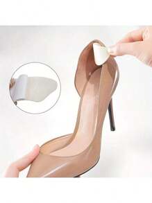 2 件加厚耐用的足跟垫 - 舒适的泡沫插入物，防止滑倒、水泡和足跟疼痛，适合全天穿着，黑色和米色泡沫垫，男女皆宜，增强鞋子的舒适度 | 足跟垫 | 高品质泡沫