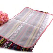 1pc High Temperature Resistant Ironing Mesh Mat, Protective Clothes Ironing Pad Suitable For Daily Use, Thick Ironing Insulation Net For Coats, Suits, Work Clothes, Etc. Random Color