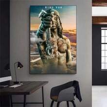 1pc Wall Arts Posters Pop K-King Rapper Von POSTER Poster Printing Wall Paintings Living Room Home Decoration, Suitable For Residential And Dormitory Walls, Living Room And Bar Decoration, Dining Room Or Bathroom, Room Decoration, High Quality Without Frame, Indoor/Outdoor Canvas Art, Frameless Gifts Birthday Graduation