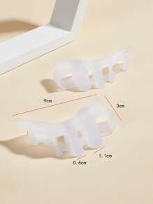 2 件透明 5 个独立趾分离器，简约实用，多用途 - 無色 - 查看 4