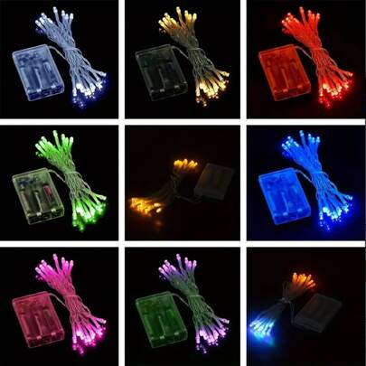 ไฟสายไฟ LED ยาว 3 เมตร มี 20 LED ไฟนางฟ้า ใช้แบตเตอรี่ AA ไฟนางฟ้าสายไฟโลหะเงินและทองแดงกันน้ำสำหรับตกแต่งงานแต่งงานหอพัก ห้องนอน งานปาร์ตี้ ดอกไม้ งานวัน เกิด งานมหาวิทยาลัย วันหยุด สวนบ้าน เป็นต้น