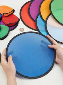 Abanico plegable de nailon de varios colores, ventilador retráctil y fresco, conveniente para llevar cuando sales. Disco volador para perros, enfriamiento de verano, playa, viaje, selecciones de primavera y verano, regalos para damas de honor, decoración de habitación, decoración de dormitorio, playa, viaje, para hombres, para mujeres, vacaciones, cosas lindas - Multicolor - Ver 6