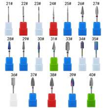 Nail Drill Bits, Tungsten Carbide Nail Drill Bit Set For Acrylic Nails 3/32 Drill Bits For Nail Drill Remover Gel Polish Poly Nail Gel Nails Cuticles - Charcoal Grey - View 2