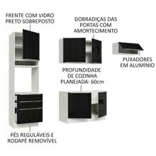 MADESA Baker's Racks - Black and White - View 4