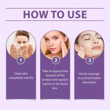 Hoygi 视黄醇精华液，面部精华液，护肤品，含积雪草，缩小毛孔，抗衰老精华，紧致肌肤，滋养亮泽 - 白色 - 查看 10