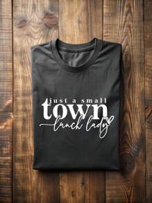 Just A Small Town Lunch Lady Shirt, Lunch Lady Mode T-Shirt, Lunch Lady Life Tee, Cafeteria Crew Shirts, Favorite Lunch Lady T-Shirts TT585