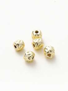 2/10Pcs 14K /18K Golden Plated Brass Beads Strawberry Grain Beads Spacer Beads DIY Phone Chain Bracelet For Jewelry Making Supplies Beads & Bead Assortments - Bead - View 3